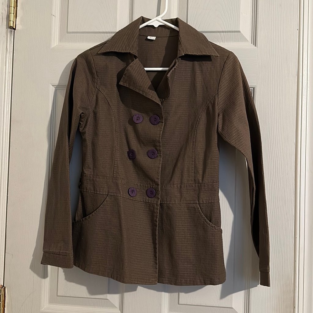 Button Blazer Coat
